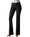 DKNY Jeans Stretch Soho Boot Cut Jeans, Black Rinse Wash
