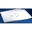 2 72 Slot White Jewelry Travel Ring Inserts Display Pads