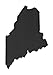 Pack of 4 Maine State Stencils Made from 4 Ply Mat Board 11x14, 8x10, 5x7 and 4x6