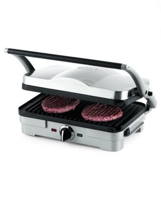 Cuisinart GR-3  Griddler Jr, Brushed Stainless Steel