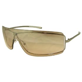 Gucci Sunglasses 1710 S 06LBI6, Ruthenium Frame  Brown Mirror Silver Fade Lenses