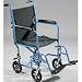 Drive Steel Transport Chair, 17" Blue Frame, Each