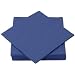 20 Servietten uni blau