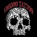Voodoo Tattoo Skull T-shirt, Death T-shirts, Hardcore Gothic T-shirts, XX-Large, Black