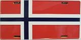 LP - 501 Norway Flag License Plate - 31669