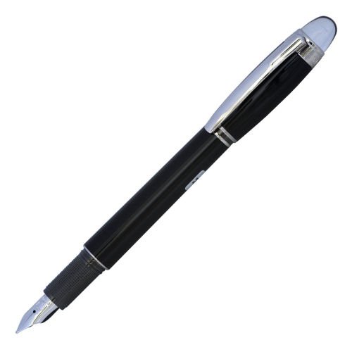 MONTBLANC (モンブラン) スターウォーカー レジン 25600 万年筆 ペン先 F（細字） ブラックシルバーカラー黒銀色 [正規品]