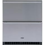 Marvel 80RDE-BB-O-WI Refrigerated Drawer 30, White Interior - Black Cabinet ....