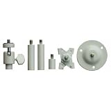 VideoSecu Ceiling Mount Bracket for CCTV CCD Box Body Pro Camera 2-6 inch Adjustable MCB1w 1A2
