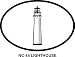 LIGHTHOUSE Oval Bumper Sticker