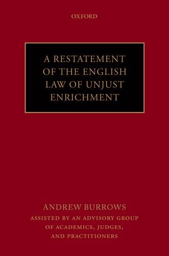 Restatement of the English Law of Unjust Enrichment