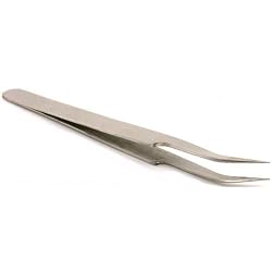 Tweezers #7 Beading Stringing Hand Stainless Steel Tool