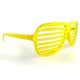 NEW SHUTTER SHADES HIP HOP SUNGLASSES YELLOW