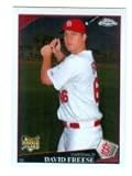 2009 Topps Chrome #199 David Freese RC - St. Louis Cardinals (RC - Rookie Card) (Baseball Cards)