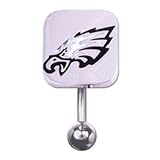 Philadelphia Eagles 316L Stainless Steel Belly Ring - 14G - 3/8 Inch Bar Length - Sold Individually