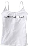 SOUTH AUSTRALIA - State-series - White Women's / Girls Camisole (Girlie / Babydoll)