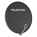 Telestar Alurapid 80 (80cm Aluminium-Spiegel, Alurapid-Halterung, 40mm LNB-Halterung) grau