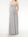 A Pea in the Pod Collection: Rachel Pally Strapless Knot Front Maternity Maxi Dress