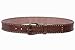 Snap On Antique Circle Metal Studded Leather Belt