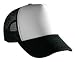Blank Trucker Hat/Cap - Baseball, Golf, Fishing - Forest Green/White Front Panel
