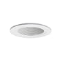 Cooper Lighting P300TWW One-Light 5-Inch Recessed Ceiling Light Fixture Kit with White Baffle and White Trim