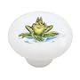 Cartoon Frog Decorative High Gloss Ceramic Drawer Knob