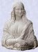 mona lisa statue home garden sculpture bust New marble