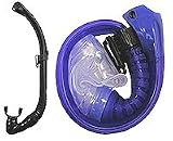 Trek Folding Roll Up Compact Semi Dry Snorkel with Purge Scuba Dive Diving Diver Snorkeling Authorized Dealer Full Warranty