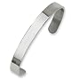 Polished Stainless Steel Cuff Bangle Bracelet