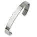 Polished Stainless Steel Cuff Bangle Bracelet