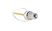 Luxrite C7 LED Night Light Bulb, 0.7W (10W Equivalent) Warm White 2700K, Mini Candelabra Bulb, 50 Lumens, E12 Base, UL Listed, 2 Pack