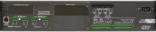 Ashly ne4250.70 Amplifier 4 Channel 150 Watt Per Channel at 8 Ohms 70 Volt 3 Pin Euroblock