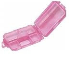 Kingsley Pill Box Multi-Compartment Pink