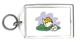 Keychain with animals, hatch, chick, egg, animal, spring