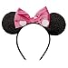 Disney Minnie Mouse Ears with Bow - Pink