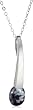 Marc O'Polo Damenhalskette 925/ooo Sterling Silber grauer Achat 45 cm P42066G45