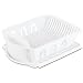 Sterilite 2-Piece Sink Set, White, 6-Pack