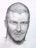 Beckham, Drawing by Lev Avagyan, Original
