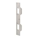 Prime-Line Products U 10385 Door Strike, 5-1/2-Inch Hole Centers, Satin Nickel Plated