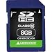 グリーンハウス SDHCメモリーカード(MLCチップ) 8GB Class10 GH-SDHC8G10M