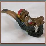 Rasta Relaxing in Tub Pipe for Flavored Tobacco