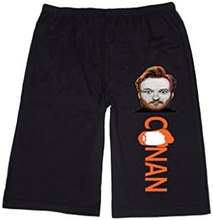 RBST Men's Conan O'Brien Lounge breeches Shorts Pants XL Black