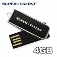 Super Talent 4GB 200X Pico D USB Flash Drive - Retail Package