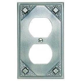 Buy Craftsman Double Outlet Pewter Finish Wall Plate by Universal Lighting and Decor now!