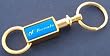 Toronto Blue Jays Gold Tone Valet Keychain