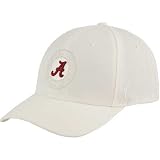 Zephyr Alabama Crimson Tide White Vortex Fitted Hat