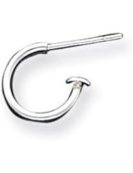 925 Sterling Silver Solid Small Hoop Stud Earrings