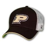Purdue Boilermakers Fitted Hats - Stretch Fit Mesh