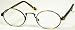 Oval Antique Gold by American Reading Glasses