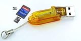 Sandisk 4GB MicroSDHC (SDSDQ-4096, bulk) & BlueProton MicroSD USB 2.0 Card Reader Writer