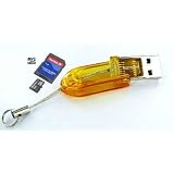 Sandisk 4GB MicroSDHC (SDSDQ-4096, bulk) & BlueProton MicroSD USB 2.0 Card Reader Writer